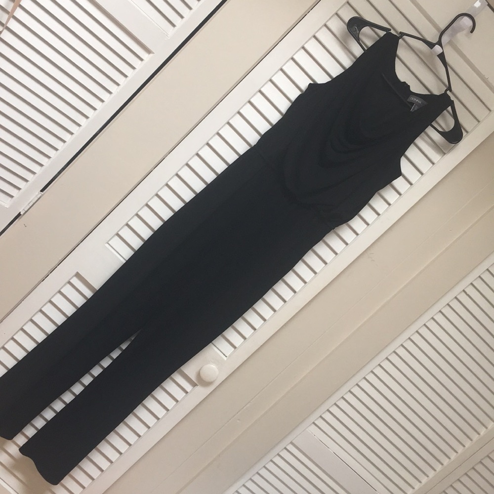 Donna Rocco Black jumpsuit size 8